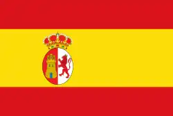 Flag of Spain from 1785 to the end of their rule in 1898.