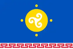 Flag of Ust-Orda Buryat Autonomous Okrug(18 September 1997–1 March 2009)