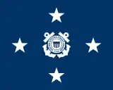 Flag of a Coast Guard admiral