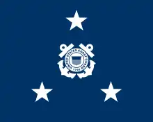 Flag of a Vice Admiral of the United States Coast Guard