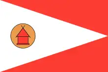 2:3 Flag of the Merina people (since 1997)