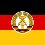 Presidential standard 1953–1955(The emblem of the GDR was changed on 28 May 1953 and already resembled the final coat of arms of 1955.)