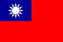Flag for Beiyang Navy, later Flag of the Republic of China