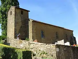 The church in Flassigny