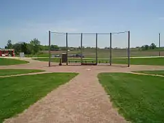 View from the pitcher's mound, 2009