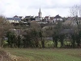 A general view of Fleury-sur-Orne