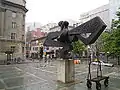 Sorel Etrog's sculpture Flight was commissioned by the Pavilion of Canada, Expo 67, and is now part of the Bank of Canada collection.