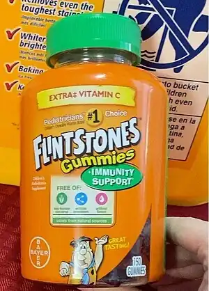 Flinstones Vitamin C - an example of a gummy supplement