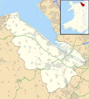 Gwernaffield with Pantymwyn is located in Flintshire