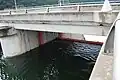 The Akosombo hydroelectric dam's floodgates.