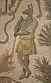 2nd/3rd-century mosaic of Anubis from Ariminum (Museo della Città, Rimini)