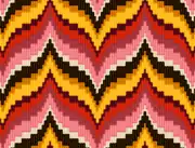 Symmetries: Florentine Bargello pattern tapestry work