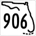 State Road 906 marker