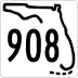 State Road 908 marker