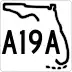 State Road A19A marker