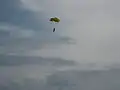Parachuting over Skydive Kentucky drop zone