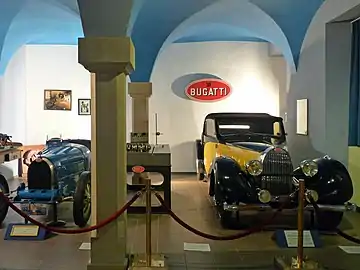 Bugatti automobiles in the Bugatti section