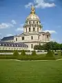 Fontaine de l'Intendant (1980), in the Jardin de l'Intendant next to the Church of Les Invalides (7th arrondissement)