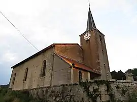 The church in Fontaines-Saint-Clair