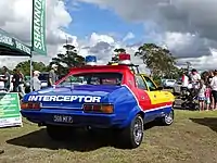 "Interceptor" rear view