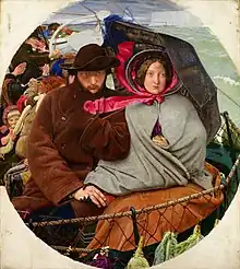 Ford Madox Brown's The Last of England; 1852–1855.