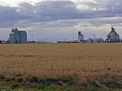 Grain elevators in Foremost