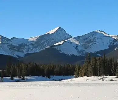 Mount Glasgow in winter