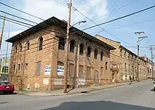 Garrison Foundry-Mackintosh Hemphill Company Offices, built in 1895, in the South Side Flats neighborhood of Pittsburgh, Pennsylvania.