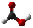 3D model of formic acid