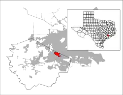 Location of Stafford, Texas