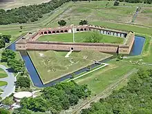 Fort Pulaski in Georgia, US