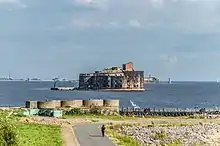 Fort Alexander viewed from Kronstadt