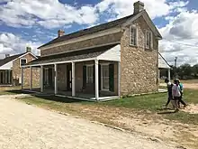 Officer's Quarters 3 from the north and west