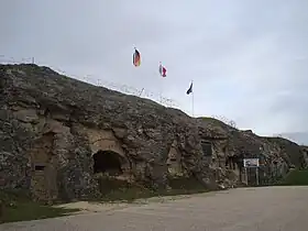 The entrance to the fort