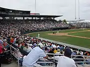 Inside Fort Lauderdale Stadium.