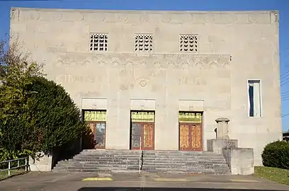 Masonic temple theatre entrance