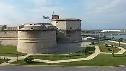 Civitavecchia fort and harbour