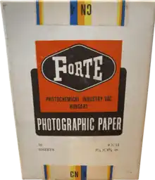 Forte photographic paper