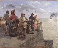 Le Départ pour Jersey (Leaving for Jersey), circa 1883, Musée de Cherbourg.