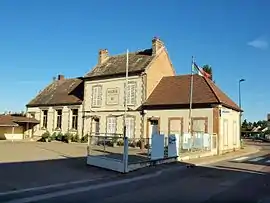 The town hall in Fouchères