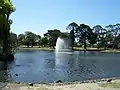 The fountain in Queens park