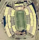 A satellite view of Foxboro Stadium