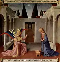 Annunciation by Fra Angelico, 1450