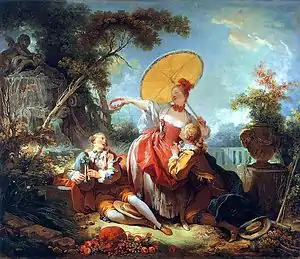 Jean-Honoré Fragonard – The Musical Contest, 1754–55