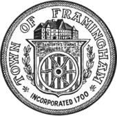Official seal of Framingham, Massachusetts