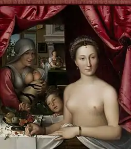 Lady in her Bath by François Clouet (c.1570) (National Gallery, Washington).