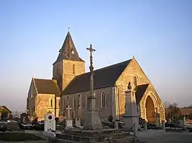 The church in Montmartin-en-Graignes