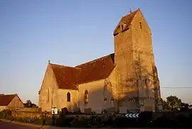 The church in Neauphe-sur-Dive