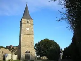 The church in Saint-Sauveur-de-Carrouges