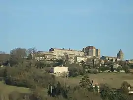 A general view of the village of Gramont